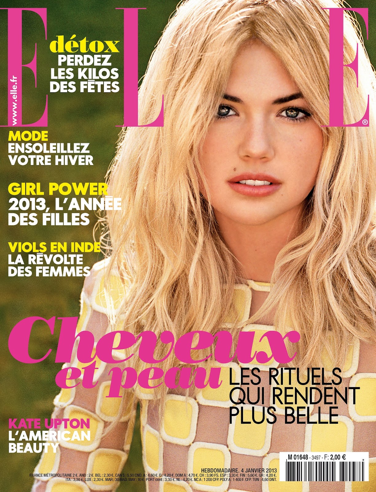 Elle-France-4-January-2013-Kate-Upton-Cover