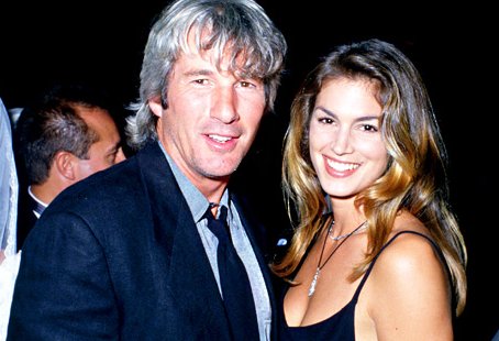 RICHARD GERE AND CINDY CRAWFORD