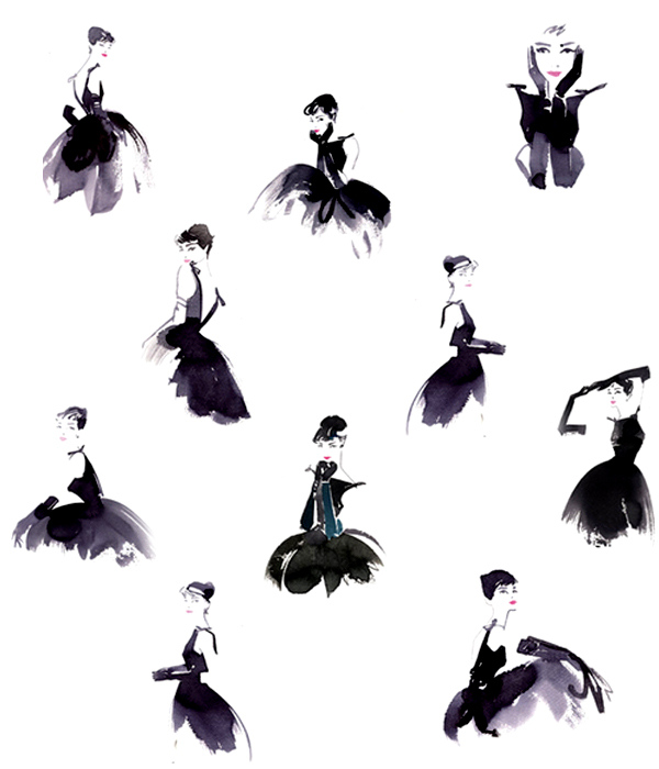 audrey-hepburn-the-little-black-dress-illustration